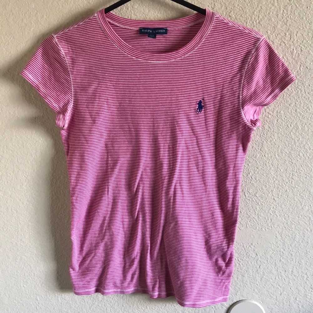 RALPH LAUREN STRIPE T-SHIRT